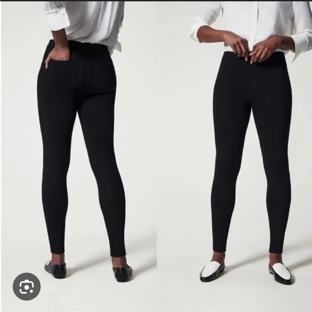 SPANX Black Jean-ish Ankle Leggings